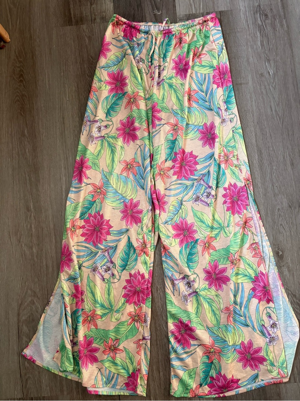 Hurley Wide-Leg Drawstring Swimsuit Coverup Pants